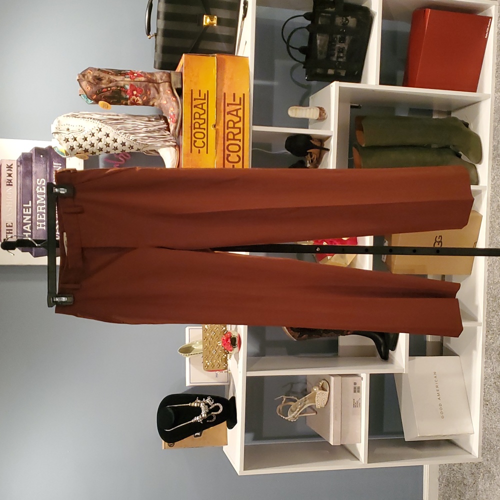 Prada Brown Straight Leg Women's Pants - Picture 2 of 6